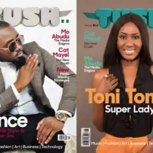 Ice Prince And Toni Tones Cover Tush Magazine Issue